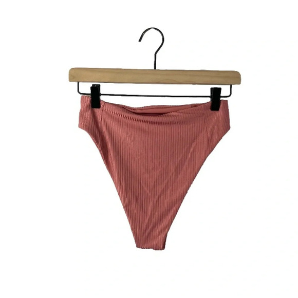 Vitamin A Sienna High Waist Ecorib Bikini Bottom - Picture 4 of 9
